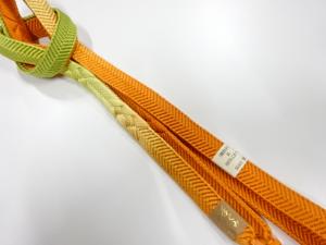 未使用品　正絹　手組帯締め